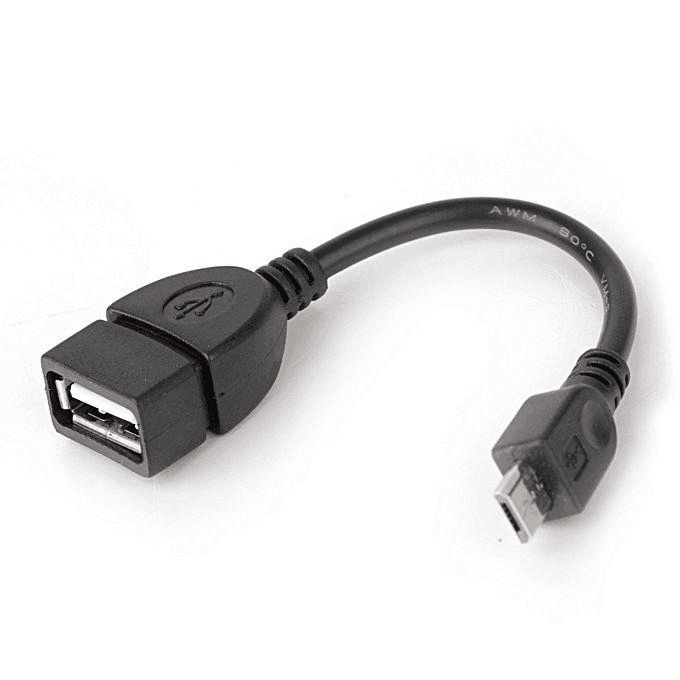 Micro OTG Cable Type B to USB Female
