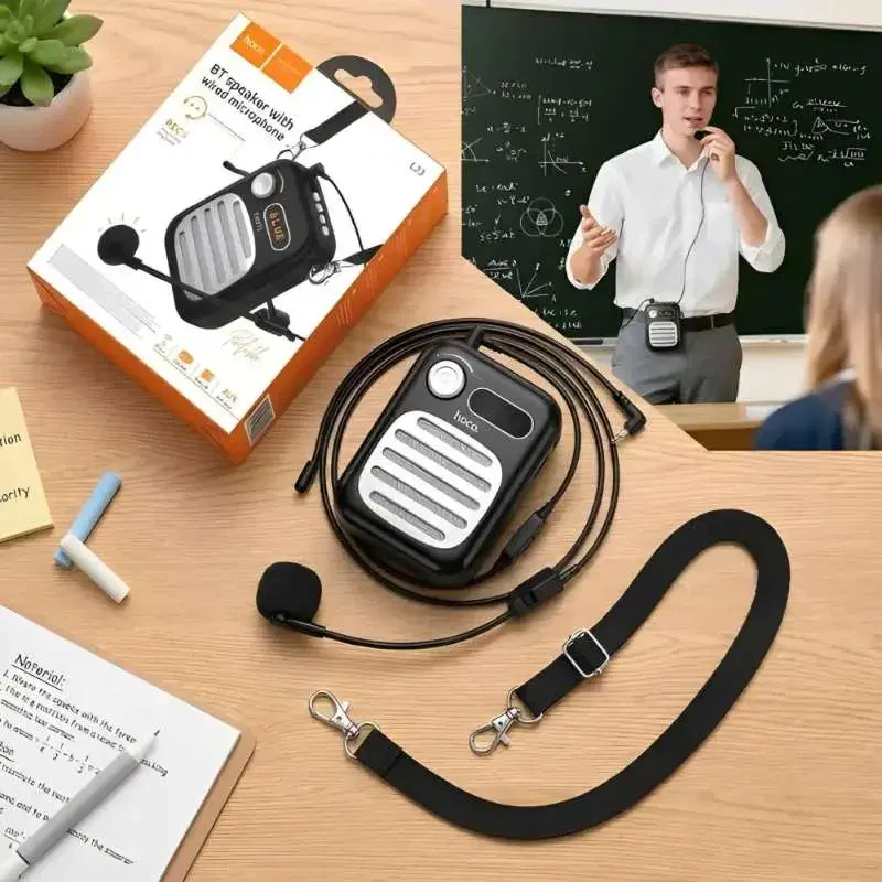 Hoco L23 Lemony Speaker With Wired Microphone.