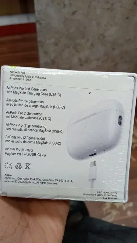 White airbud pro 2 gen earbud