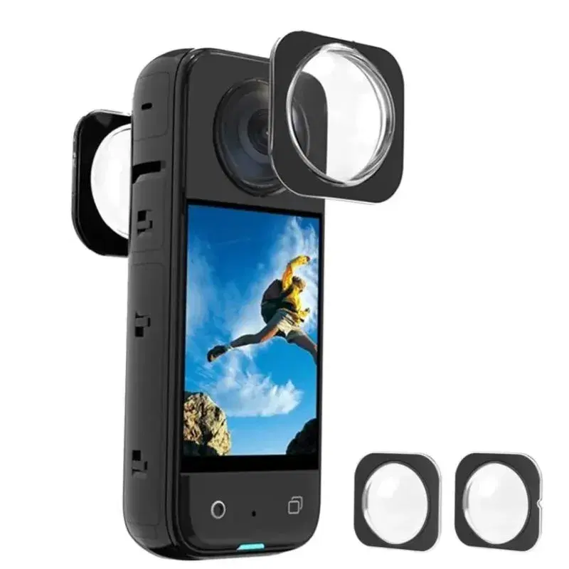 Insta360 X3 Sticky Lens Guards – Direct Stick-On Protection for Both Lenses.