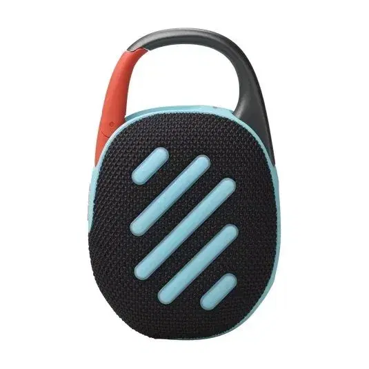 JBL Clip 5 Ultra-Portable Bluetooth Speaker with Integrated Carabiner.