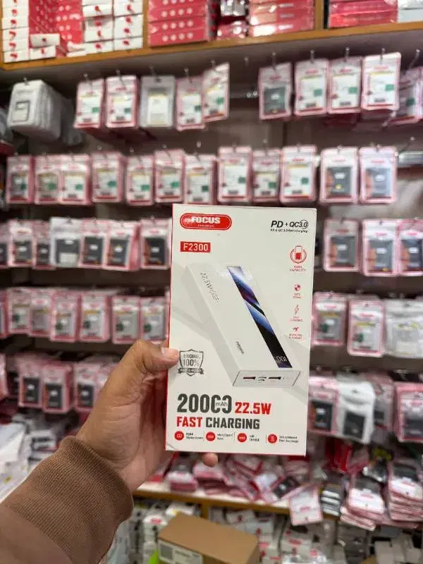 Focus F2300 20000mAh ,22.5W PD+QC 3.0 Fast charging Power banks.