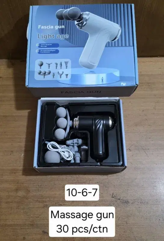 Fascia Gun Light Age LM-130 ,9-Head, Deep Tissue Massage.