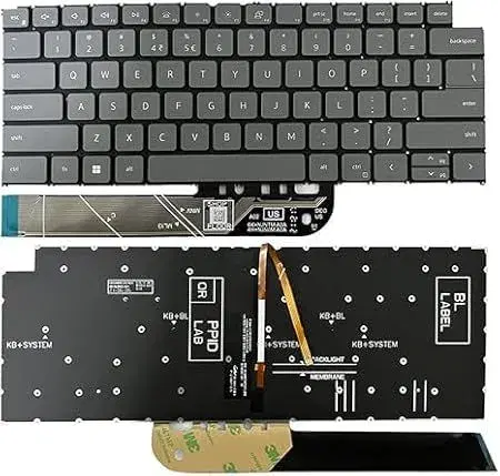 Laptop Keyboard for for Dell Latitude 14 3420 Dell Vostro 5410 With Backlight. || Laptop Internal Keyboard.