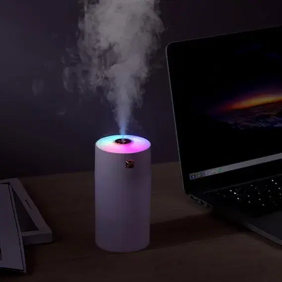 Mini Humidifier|| USB Colorful cool mist humidifier for bedroom||Super Quiet Portable Humidifier for Car, Office, Bedroom, Plants .