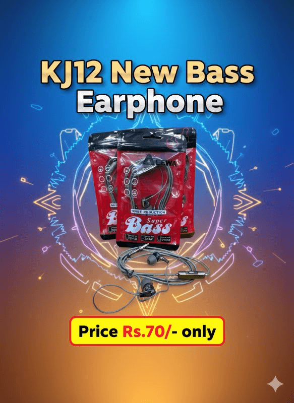 Alewa KJ12 Earphone Super Bass