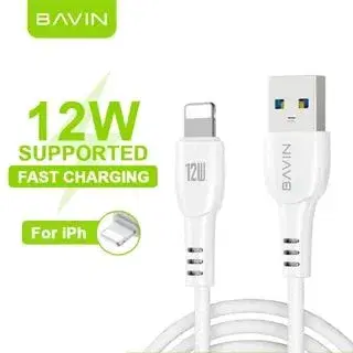 BAVIN U-CB221 18W USB Cord Fast Charging PD Lightning Cable .