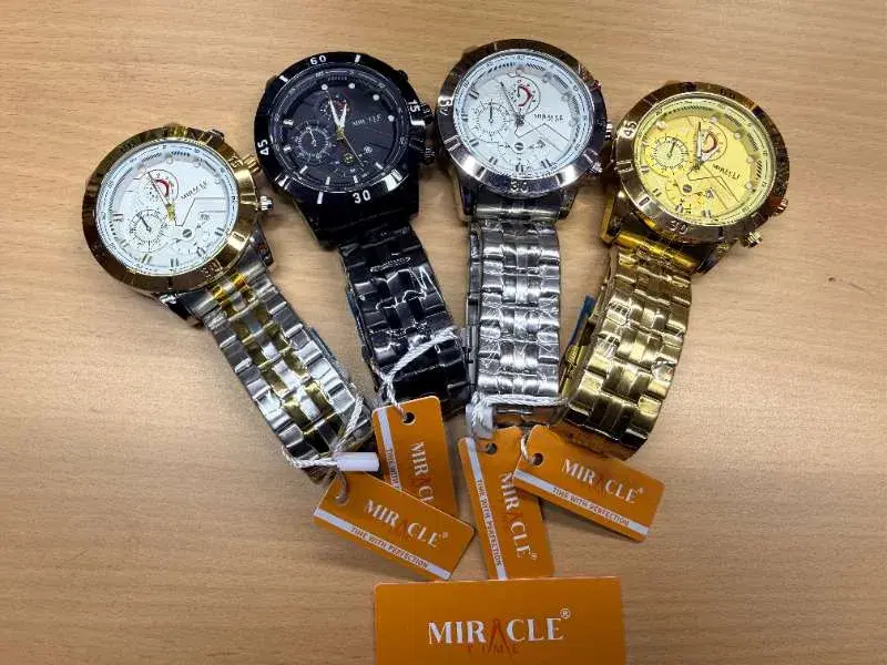 Miracle M01 Premium Quality Steel Strap Watches For Mens.