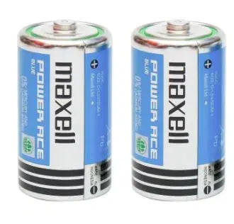 Maxell Power Ace D Size Battery 2pcs For Gas Geyser.