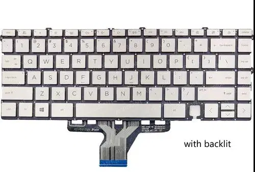 Laptop Keyboard for HP Envy 13-AY With Backlight- Gold. || Laptop Internal Keyboard.