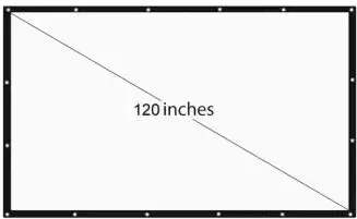 120 Inch Folding Projector Screen.