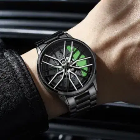 New Sports Car Wheels Come Running Watch Men's Wheel Quartz Watch Waterproof Fashion Trendy Men's Watch