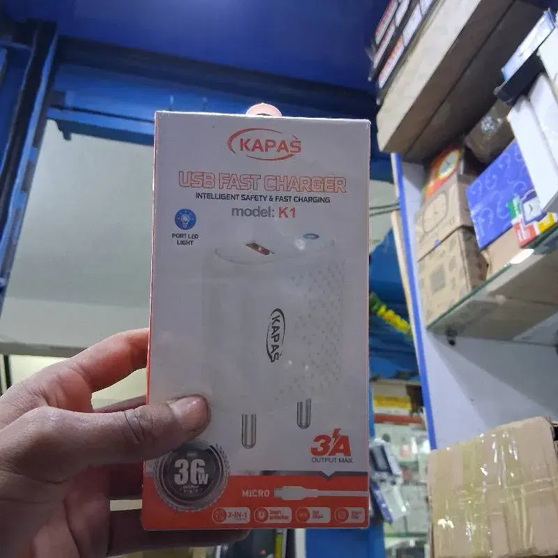 Type : Micro 36 Watt USB Fast Charger Model K1