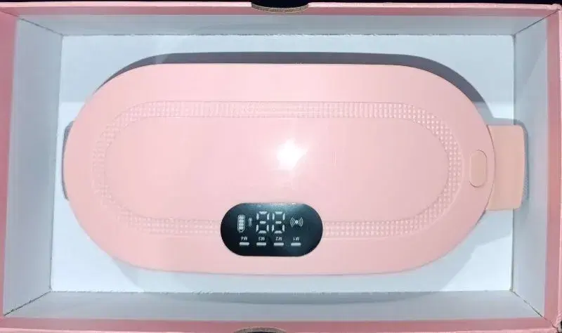 Period Cramp Relief Belt – Portable Electric Menstrual Heating Pad with Massager | Rechargeable Heated Belly Belt ,Hotbag for Pain Relief