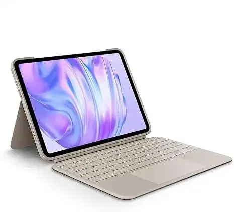 Logitech Combo Touch Keyboard Case iPad Pro 11Inch M4 - Sand.