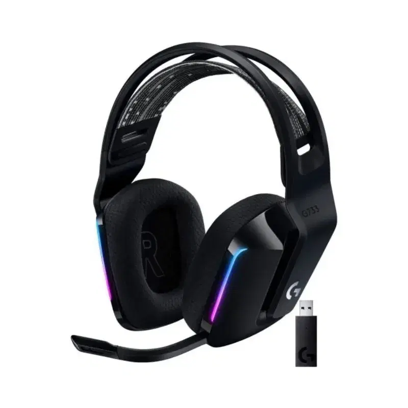 Logitech G733 Wireless RGB Gaming HeadSet -Black.