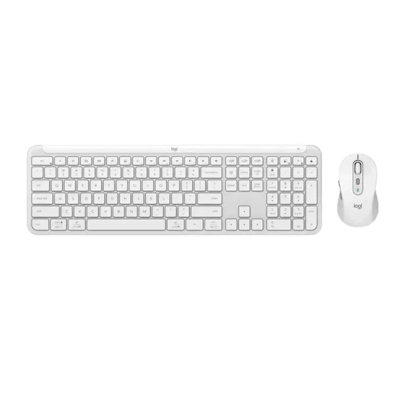 Logitech Signature Slim Combo MK950 Keyboard And Mouse- off-White. .