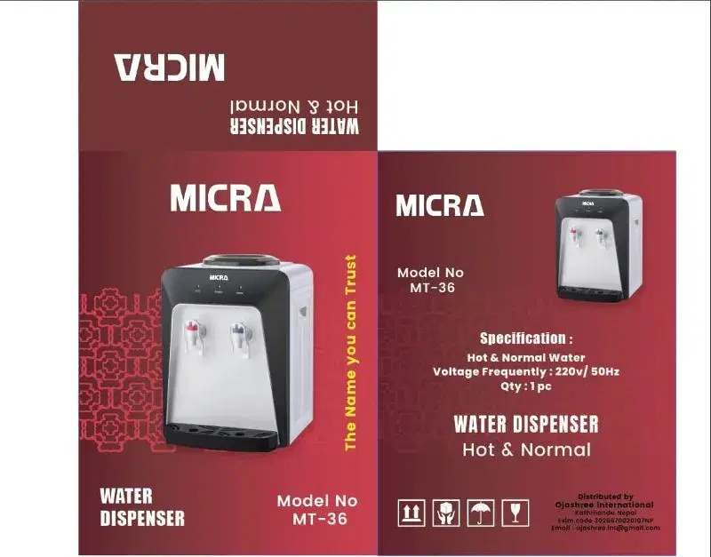 Micra MT-36 Hot And Normal Water Dispenser.