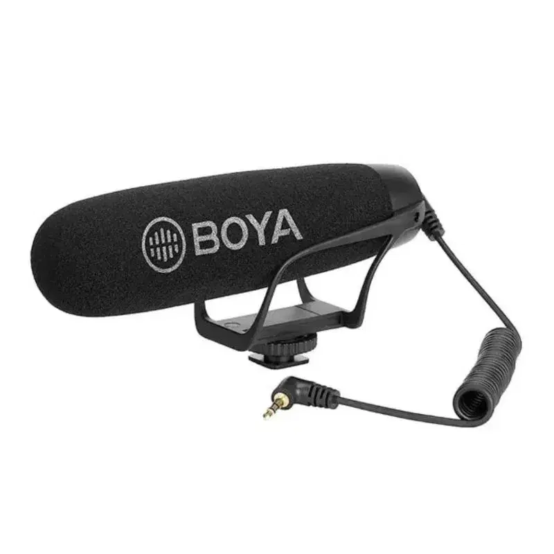 Boya BY-BM2021 Super-Cardioid Shotgun Microphone.