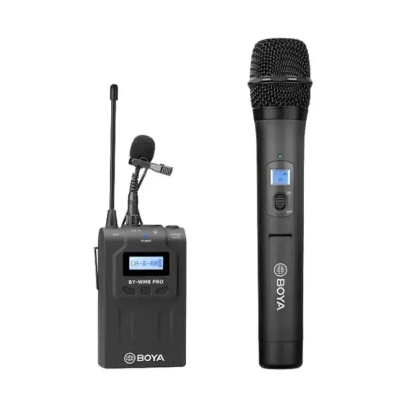 Boya BY-WHM8 Pro Wireless Handheld Microphone ||High-Quality UHF Handheld Mic for Professional Wireless Audio.