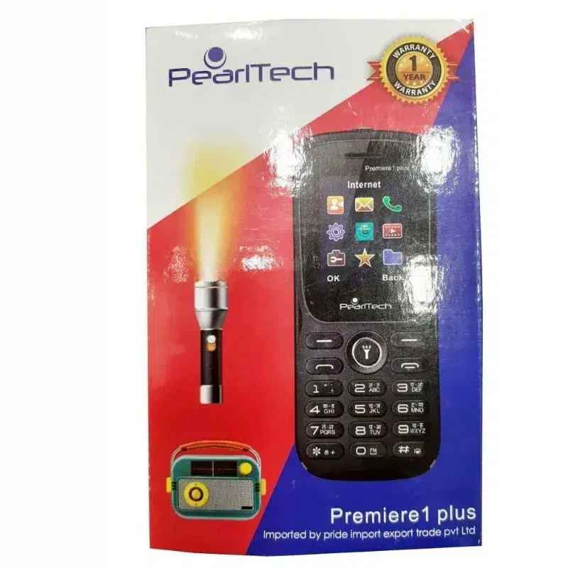 Pearltech Premiere1 plus Keypad mobile | Dueal SIM | 1000mAh battery | Wireless FM