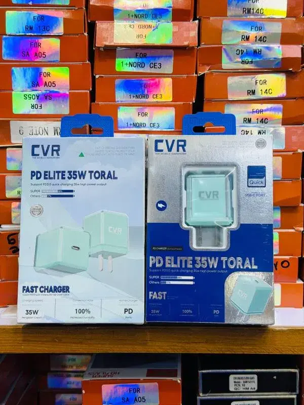 CVR PD Elite 35W Toral USB-C Fast charger Adapter.
