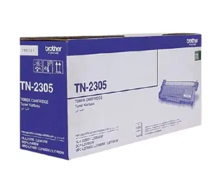 Brother TN-2305 Toner Cartridge 1,200 Pages For HL-L2320D, HL-L2365DW, MFC-L2700D, MFC-L2700DW, MFC-L2540DW
