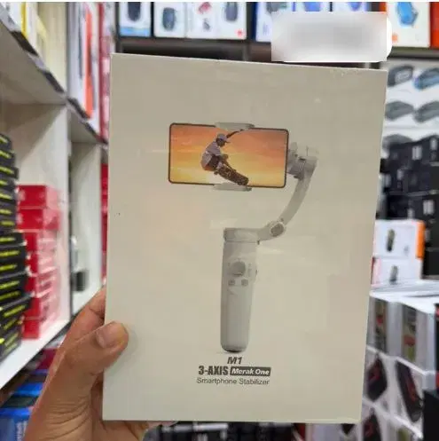 M1 3 Axis Merak One Gimbal ||Bluetooth Support || App Controlled Comptinble to All Smartphones Handheld Gimbal for Professional Photography/Videography .