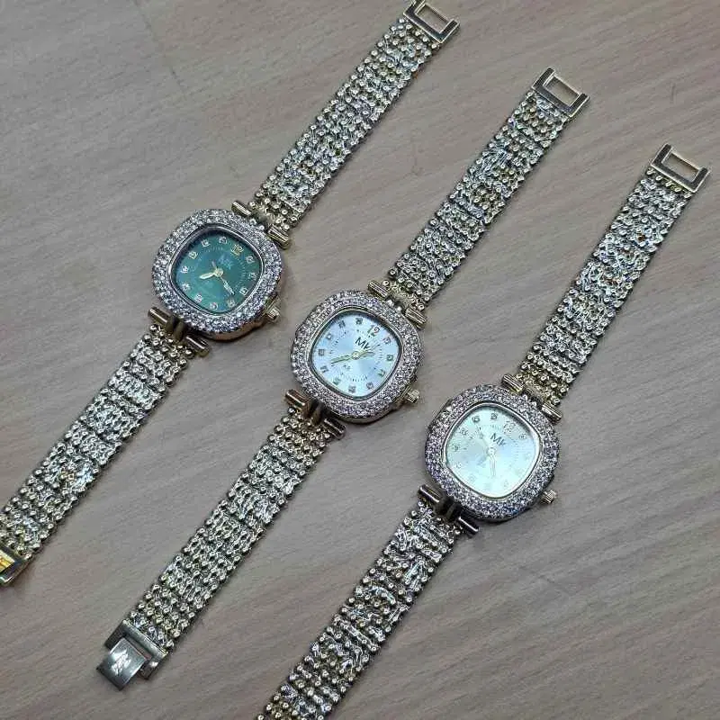 MK K8 Square Design Crystal Watches For Ladies.