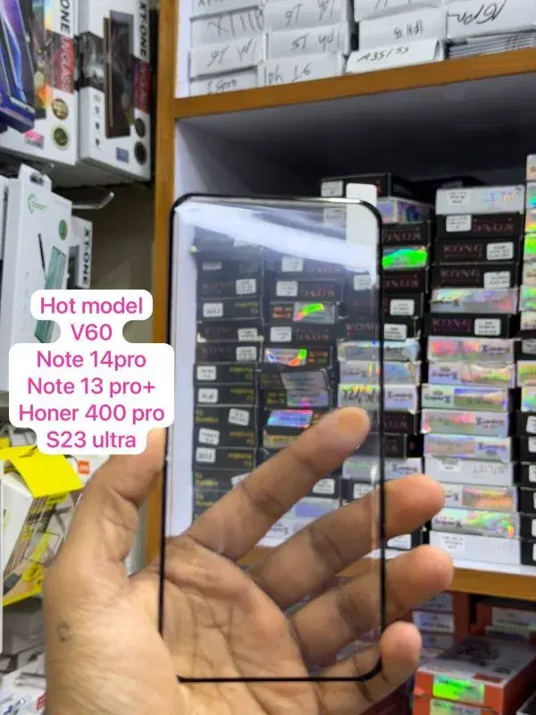 Full Glue Hot Selling Tempered Glass|| Available Model in Picture.