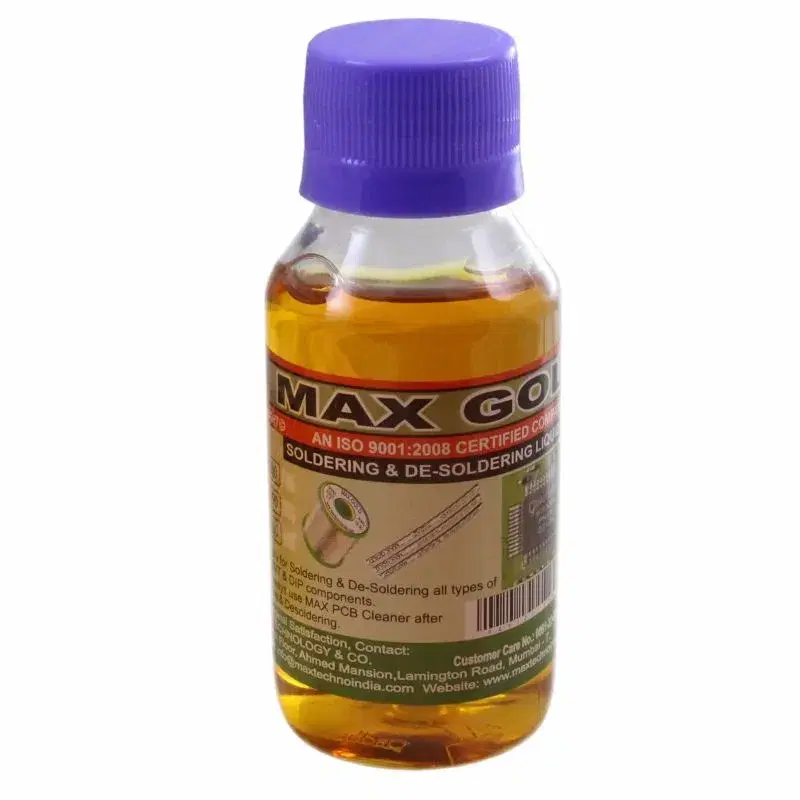 Max Gold Soldering & De-Soldering Liquid Flux-60ml.
