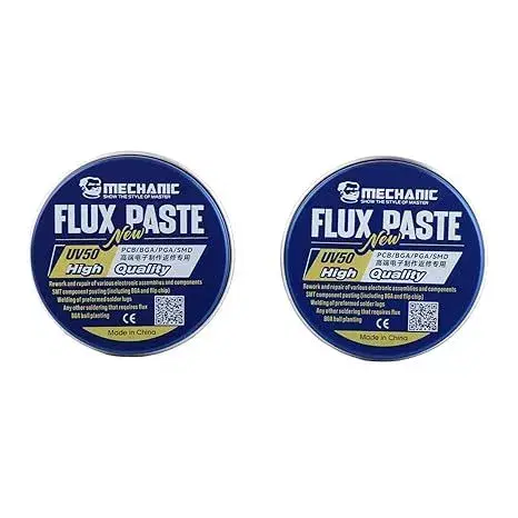 Solder Paste|| UV50 Flux Paste Tin Cream Corrosion-Free Soldering Tool Easy to Solder Fast Cleaning for Mobile Phone Electronic Product Repair.