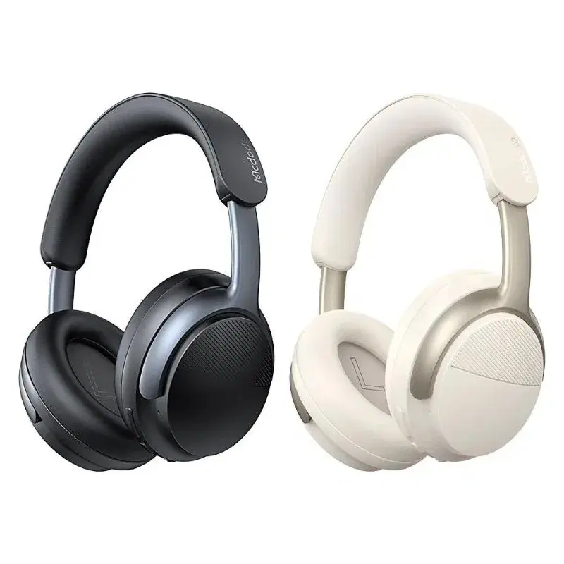 MCDODO Headphones HP 1420 1421 1Yr Warranty T02 Series ANC Noise Cancelling Super Clear Sound Bassboots Black/Beige