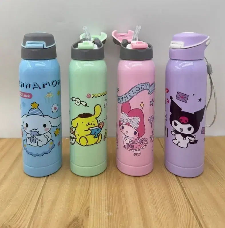 Cartoon Printed stainless Steel Insulated water Bottles-350ml .