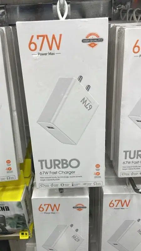 Turbo 67W Power Max Fast Charger Adapter.