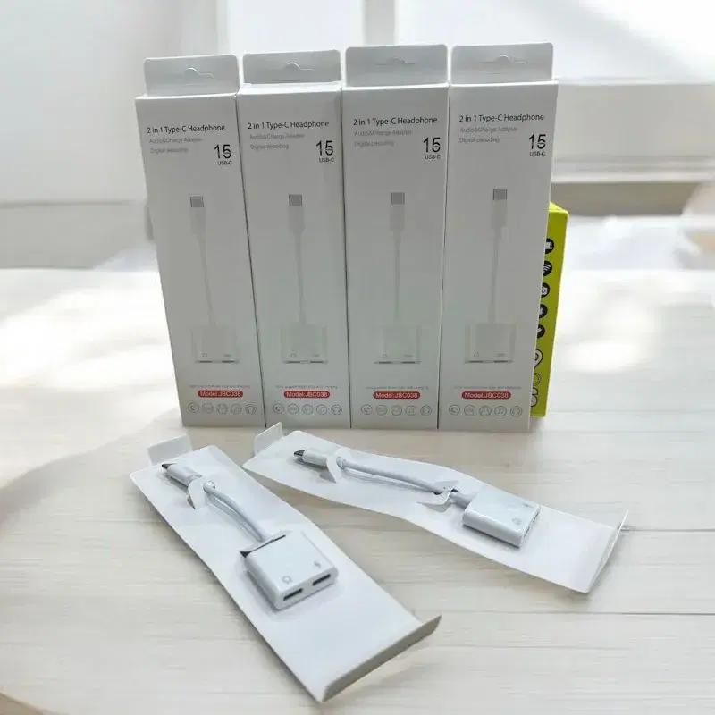 2 in 1 Type-C Headphones Adapter || Audio And Charge Adapter-Model:JBC038.