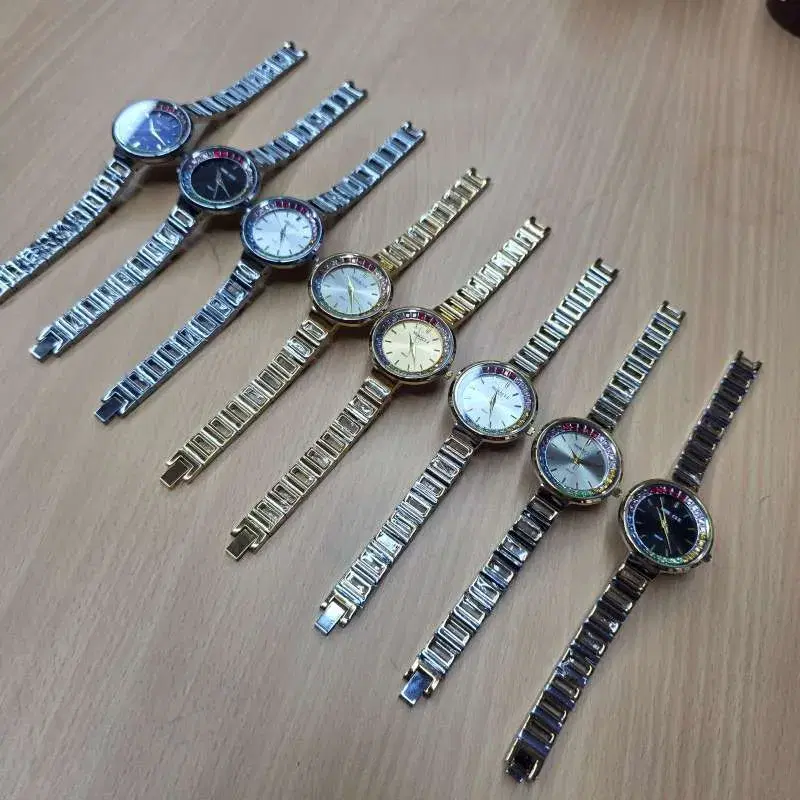 Miracle Mo37 Watches For Ladies With Stone Bangle Set.