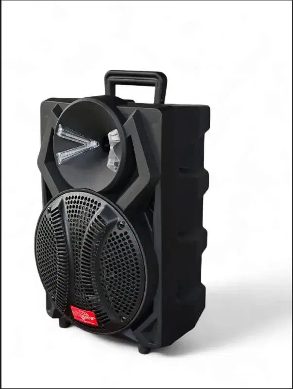 Kohinoor KN-827CLB 8 InchTrolly Speaker With Wireless Mic.