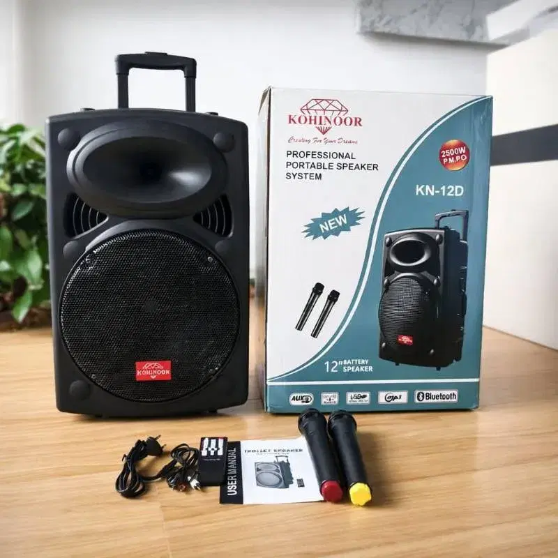 Kohinoor KN-12D 12 Inch Trolly Speaker .