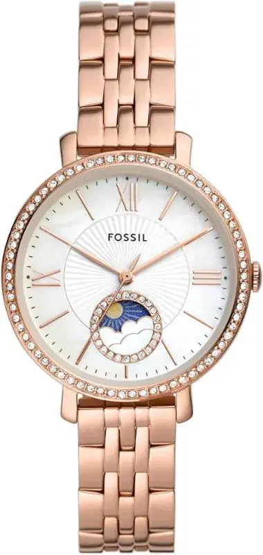 Fossil Women Jacqueline Quartz Stainless Steel Watches.