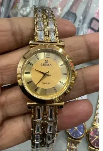 Mema Premium Quality Quartz Watches With Stainless Steel Straps.