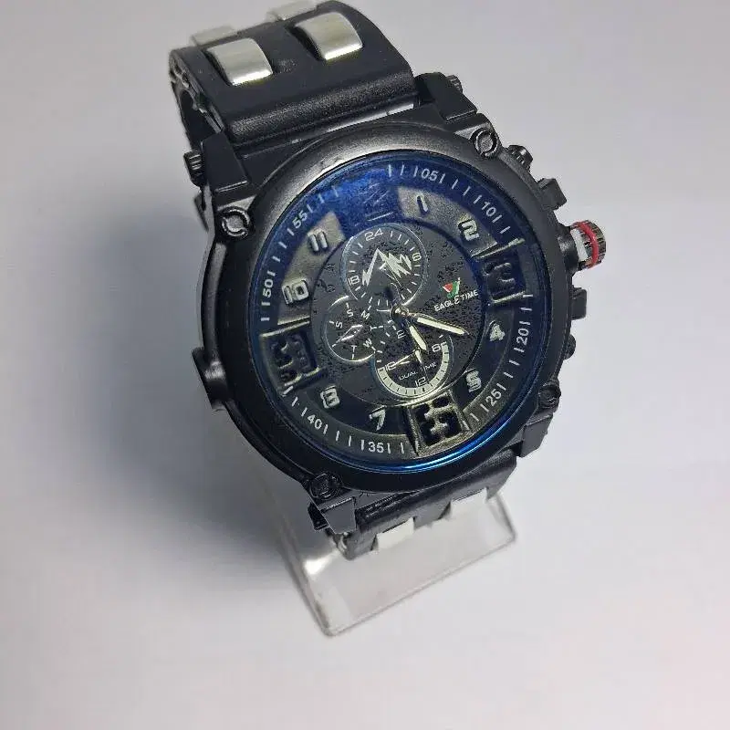 MultiColor Premium Rubber Strap Chronograh Design New 2026 Model Mens Quartz Watch