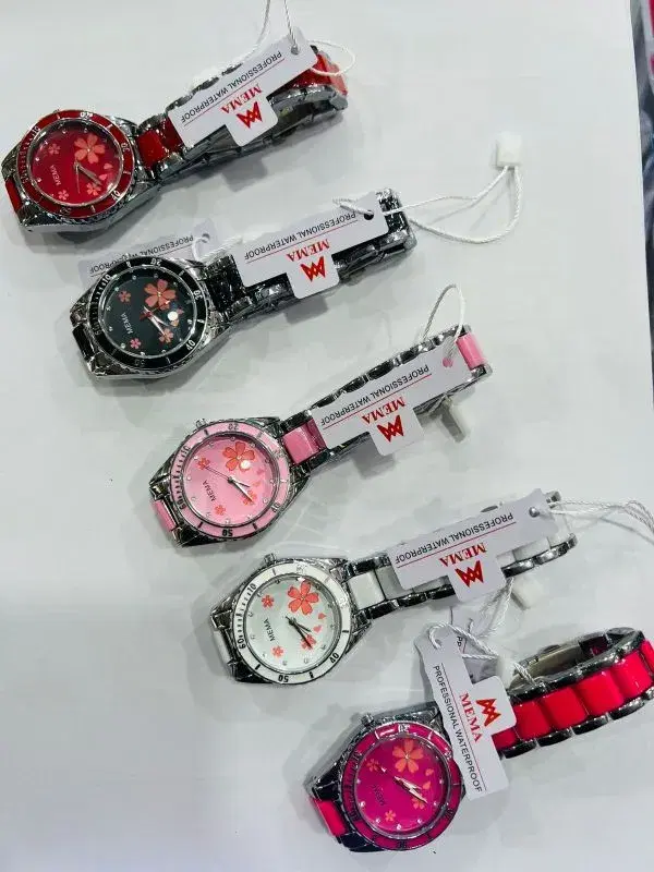 Mema Stylish Waterproof Ladies Watches.