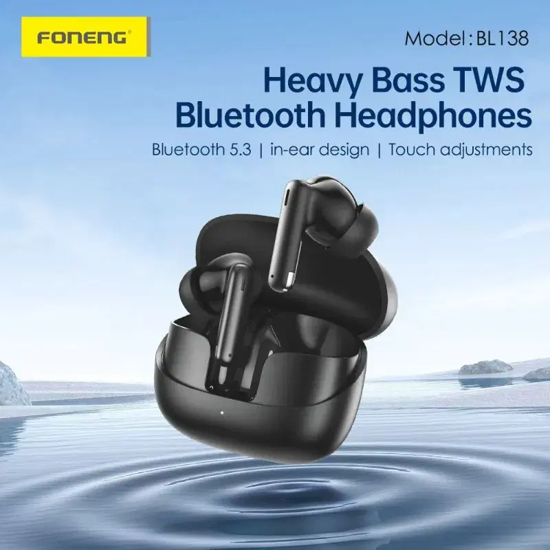 Foneng BL138 Heavy Bass TWS Earphone|| Wireless Earbuds.