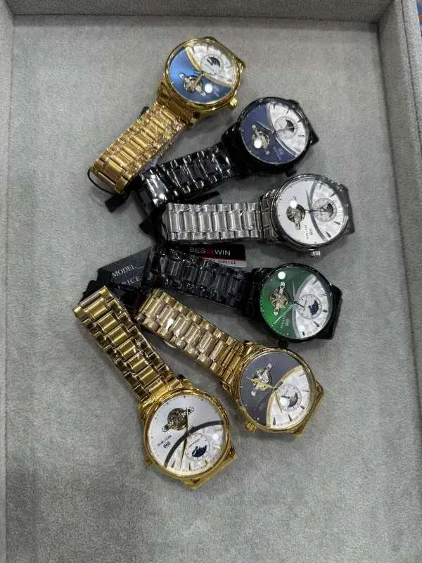 BestWin Blue Moon Phase Automatic Mens Watches .