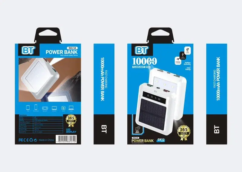 BT 10000mah flashlight power bank