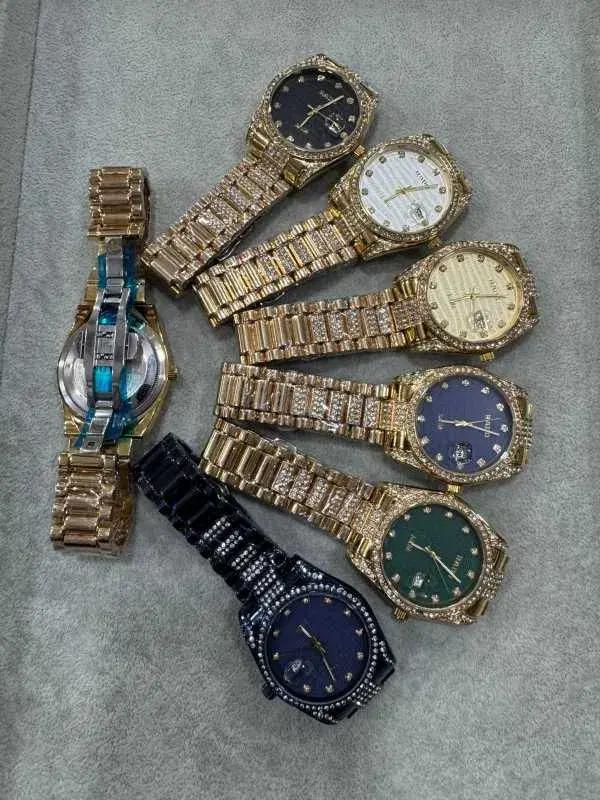 lab-diamond quartz watches.