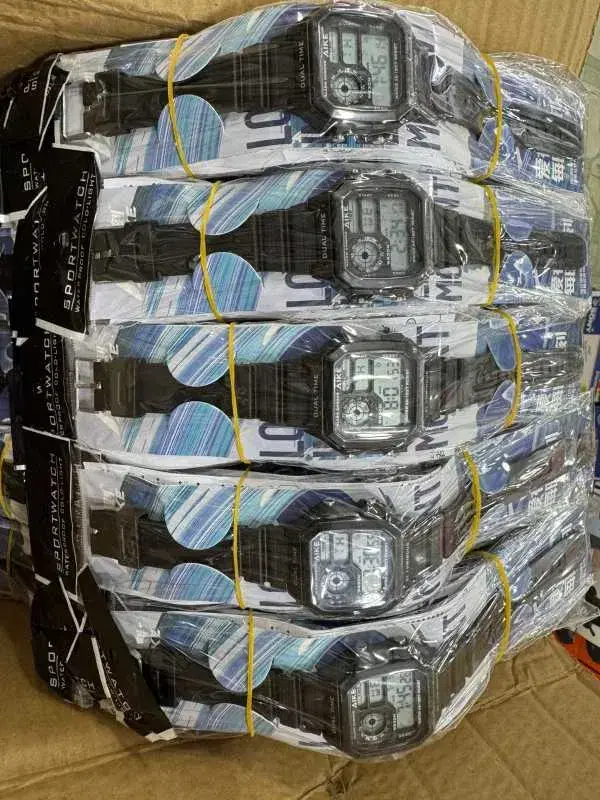 digital watches.