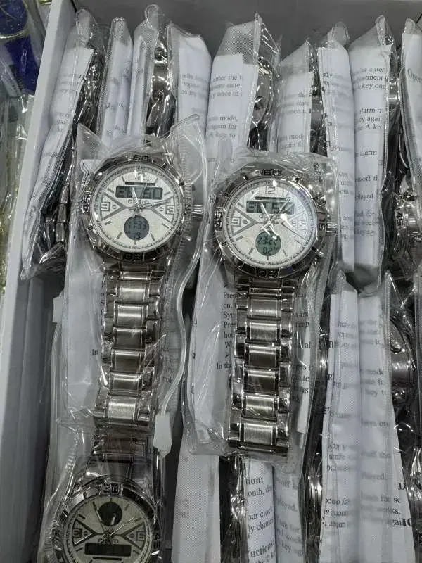 Casio Analog Digital World Time men's watch.