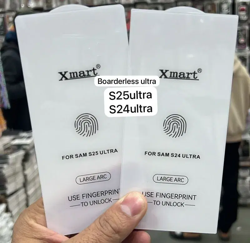 Samsung S24 Ultra Full Xmart Borderless Tempered Glass